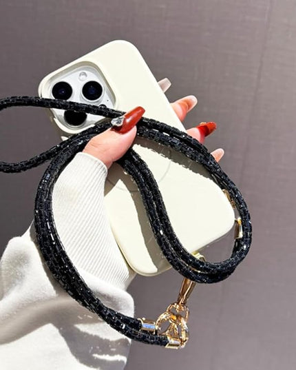 2Pcs Phone Crossbody Lanyard and Wrist Strap, Universal Cell Phone Lanyard Strap with 2Tether Tab