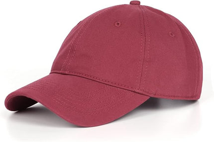 Zylioo XL XXL Oversize Baseball Cap, 100% Cotton Adjustable Dad Hat for Big Heads 23.5"-25.5", Soft Crown Large Size Cap
