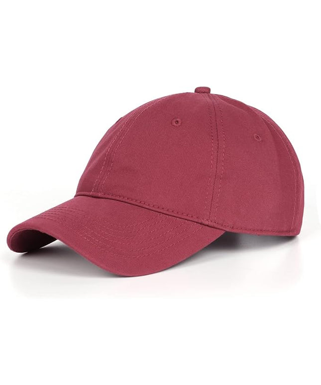 Zylioo XL XXL Oversize Baseball Cap, 100% Cotton Adjustable Dad Hat for Big Heads 23.5"-25.5", Soft Crown Large Size Cap