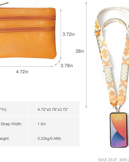Cell Phone Strap Crossbody Universal Phone Lanyard Adjustable Strap Compatible with Most Smartphones Aztech
