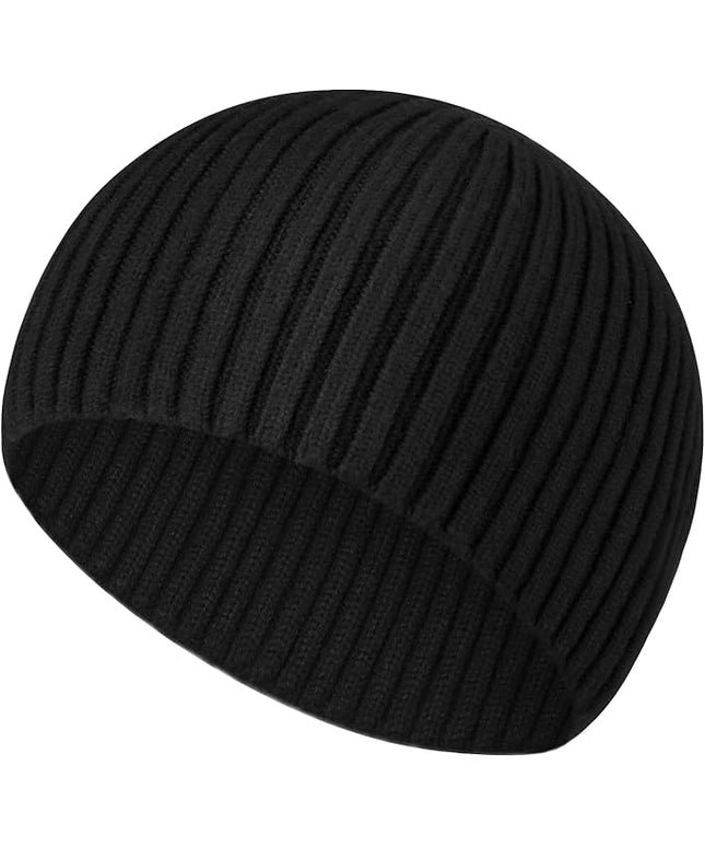 Heniho Winter Wool Beanies for Men Women, Warm Plain Toboggan Hats Ski Running Knit Skull Cap