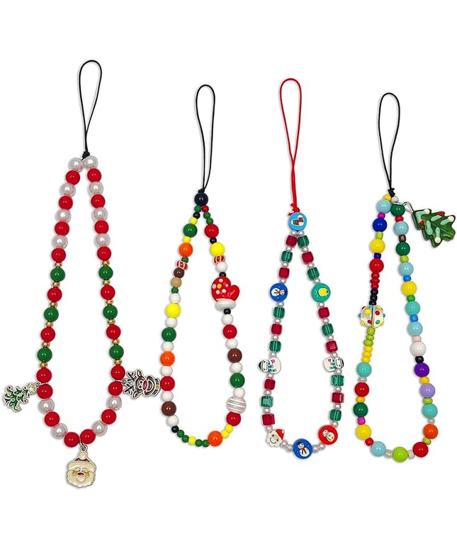 Phone Charms Cute Beaded Phone Lanyard Wrist Strap Aesthetic CellPhone Keychain Cute PhoneCharms for Women