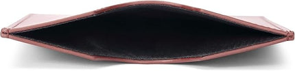HISCOW Minimalist Passport Sleeve - Italian Calfskin (Wine Red)