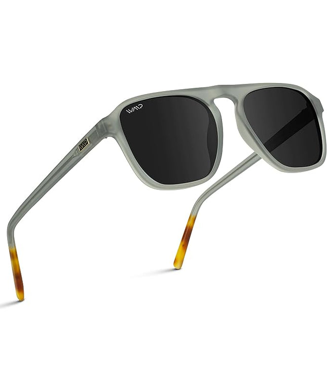 WearMe Pro Polarized Modern Aviator One-Bridge Square Mens Sunglasses