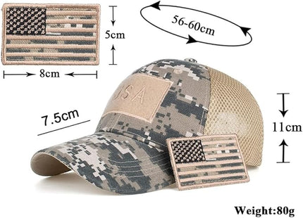 VOASTEK Running Hats for Men Baseball Cap Outdoor Essentials Runner Hat Jogging Cap Tennis Golf Workout Hats