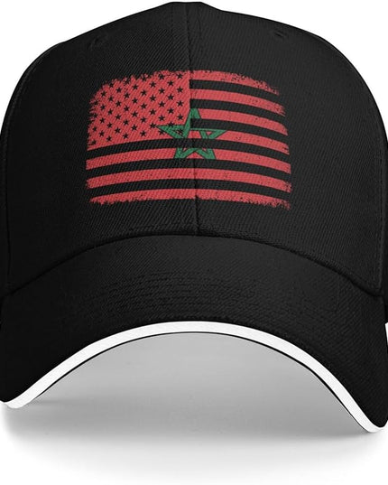 Unisex Baseball Cap Trucker Dad Hat for Men Women Adjustable Outdoors Sun hat Black