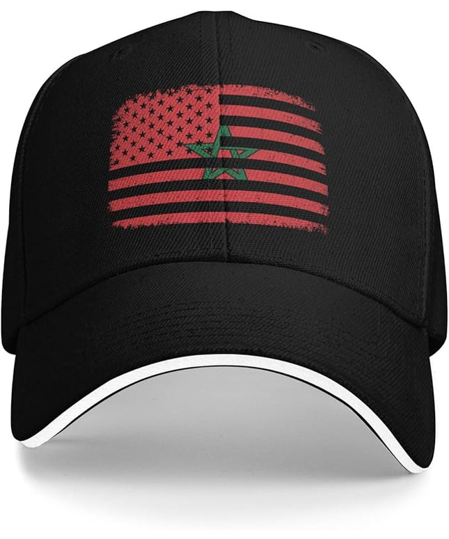 Unisex Baseball Cap Trucker Dad Hat for Men Women Adjustable Outdoors Sun hat Black