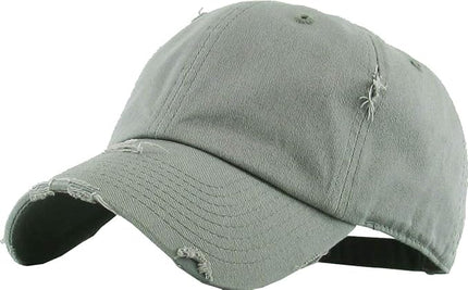 KBETHOS Vintage Washed Distressed Cotton Dad Hat Baseball Cap Adjustable Polo Trucker Unisex Style Headwear