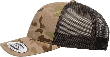 Yupoong Classic Premium Mesh 6 Panel Retro Trucker Cap | Mid Profile Snapback | OSFA | Bulk Pack Available