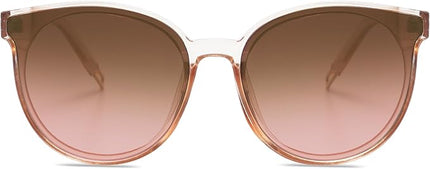 SOJOS Fashion Round Sunglasses for Women Men Oversized Vintage Shades SJ2057