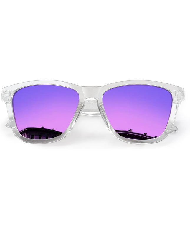 DANAMY Sunglasses Womens Polarized Sunglasses for Women Trendy Designer Mirrored UV400 Protection Sun Glasses