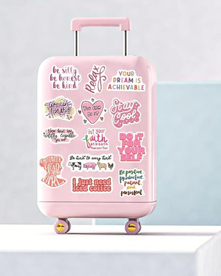 200 PCS Motivational Stickers, Affirmation Positive Quote Stickers, Waterproof Vinyl for Laptop Journal Scrapbook, Teens Adults Kids
