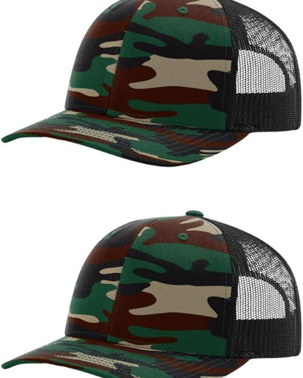 Richardson 112 Classic Six-Panel Adjustable Snapback Trucker Cap | Bulk Packs Available