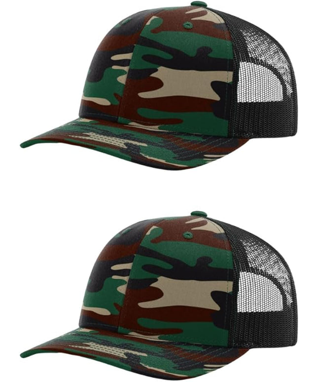 Richardson 112 Classic Six-Panel Adjustable Snapback Trucker Cap | Bulk Packs Available