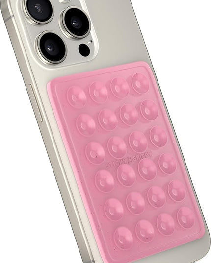 Suction Phone Case Mount, Sillicon Adhesive Phone Accessory for iPhone and Android, Hands-Free Fidget Toy Mirror Shower Phone Holder, Tiktok Videos and Selfies (Pink Glitter) | Sillicon Adhesive, Phone Accessory, Hands-Free, Fidget Toy, Mirror, Shower ...