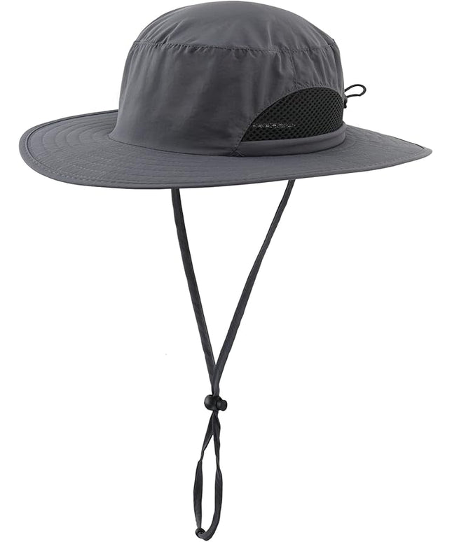 LLmoway Kids Sun Protection Hat Quick Dry Adjustable Wide Brim Mesh Bucket Hat