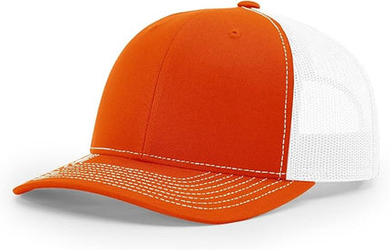 Richardson 112 Trucker Hat - Premium Adjustable Snapback Hat - Structured Six Panel Richardson Blank Caps