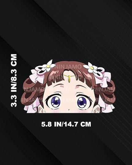 The Court Herbalist Diaries MaoMao Jinshi Anime Manga Decal Stickers for Cars Laptop Skateboard Wall Decor UV Resistant (Lishu)