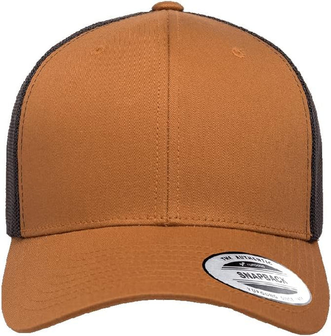 Yupoong Classic Premium Mesh 6 Panel Retro Trucker Cap | Mid Profile Snapback | OSFA | Bulk Pack Available
