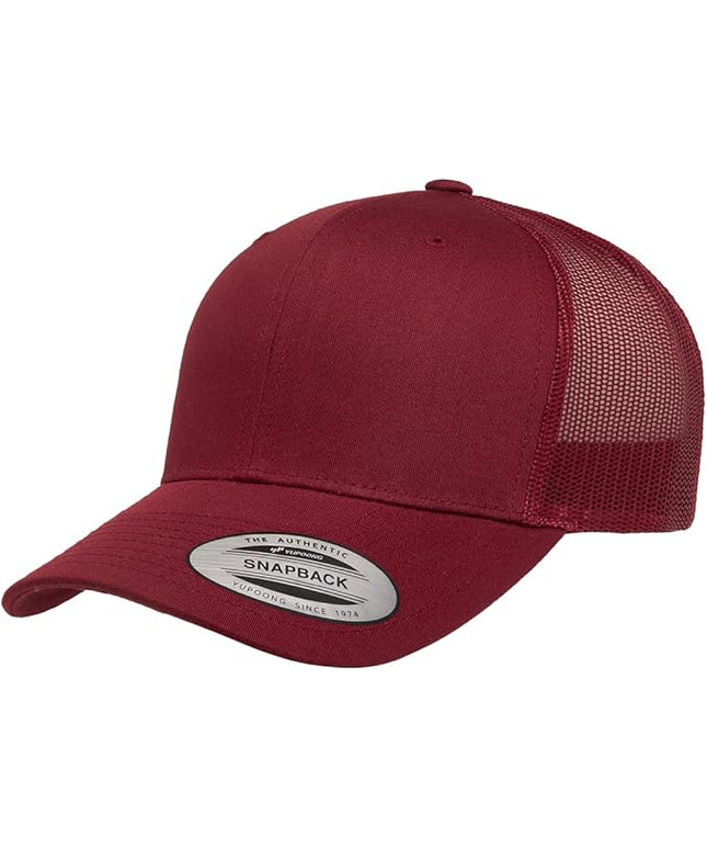 Yupoong Classic Premium Mesh 6 Panel Retro Trucker Cap | Mid Profile Snapback | OSFA | Bulk Pack Available