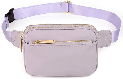 UTO Fanny Pack for Women Crossbody Trendy Fashion Belt Purse Chest Waist Hip Bumbag for Outdoor Shopping Travel Hiking