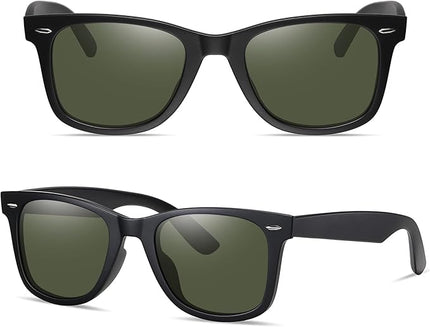 MEETSUN Polarized Sunglasses for Women Men Classic Retro Square Frame Driving Sun Glasses UV Protection