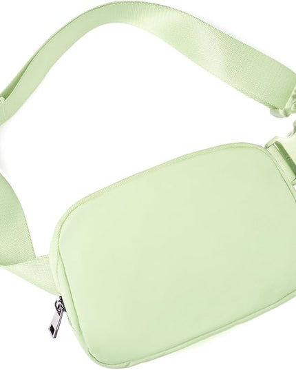 Belt Bag for Women Fanny Pack Crossbody Bags for Women Fashion Waist Packs with Adjustable Strap Gifts for Her Teen Girls (Light Green)