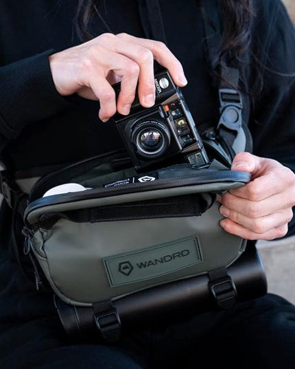 WANDRD ROGUE V1 3L Sling: Compact Camera Sling and Crossbody Bag with Fast Access, 3-Way Carry– Lightweight Everyday Bag Great for Travel, Photography, and Daily Use (Wasatch Green)