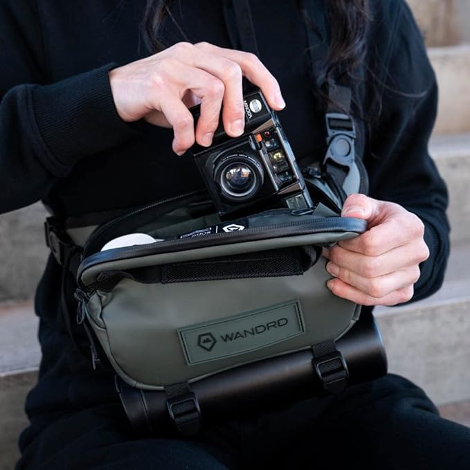 WANDRD ROGUE V1 3L Sling: Compact Camera Sling and Crossbody Bag with Fast Access, 3-Way Carry– Lightweight Everyday Bag Great for Travel, Photography, and Daily Use (Wasatch Green)