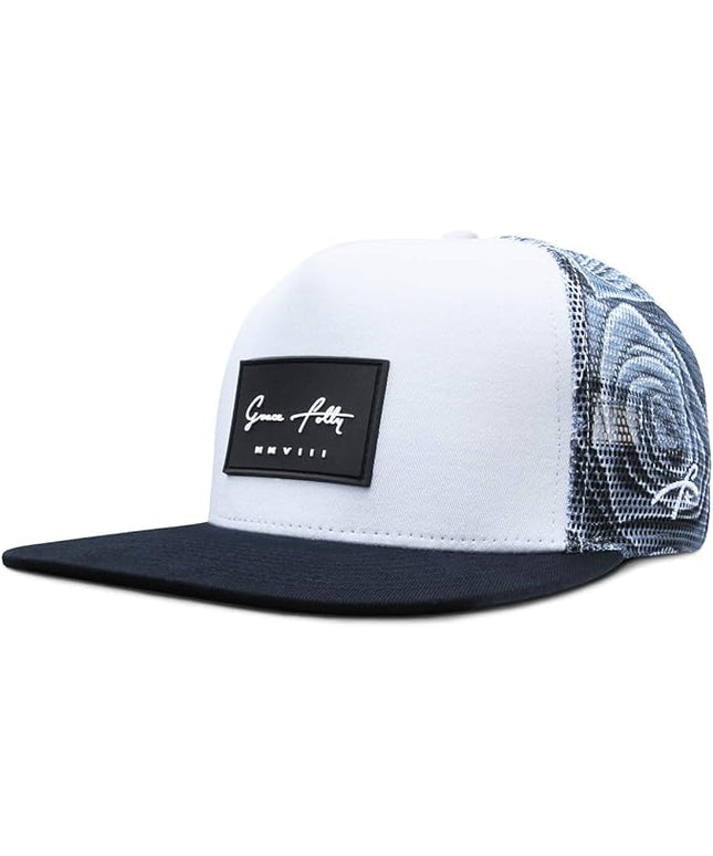 Grace Folly Trucker Hat for Men & Women. Snapback Mesh Caps