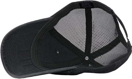 CYGTE XXL Plus Size Trucker Hat Snapback Baseball Cap- Big Head Fit Up to Size 8 Men's Mesh-Back Ball Cap