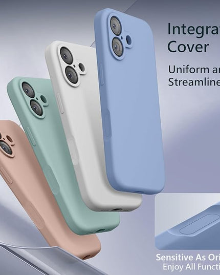 FireNova Magnetic for iPhone 17 Case, Compatible with MagSafe, [Integrated Silicone Camera Control Button] [Camera Protection] Anti-Scratch Microfiber Lining Phone Case, 6.3", Light Blue