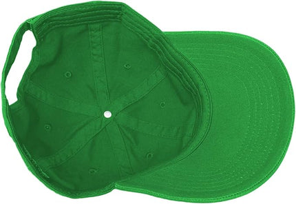 Glory Max 100% Cotton Baseball Cap Classic Plain Low Profile Golf Dad Hat Buckle Adjustable