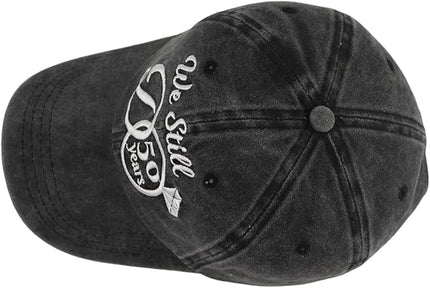 Kpainath We Still Do 50 Years Hat, Adjustable Washed Cotton Embroidered 50th Wedding Baseball Cap
