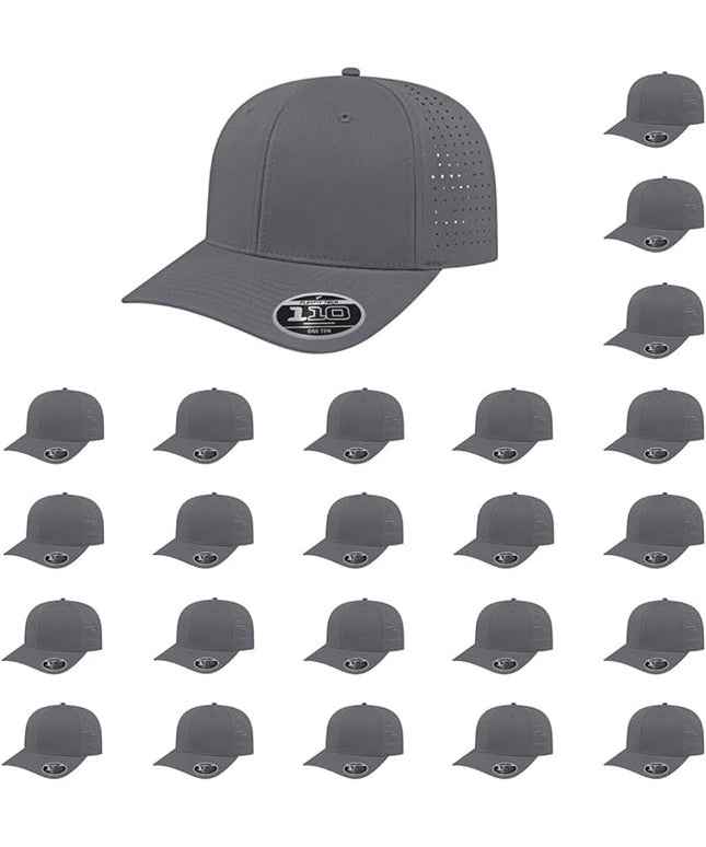 Cap America i8533 Flexfit 110 Perforated Performance Snapback Mid Profile 6-Panel Cap w/UV Guard & Adjustable Snapback