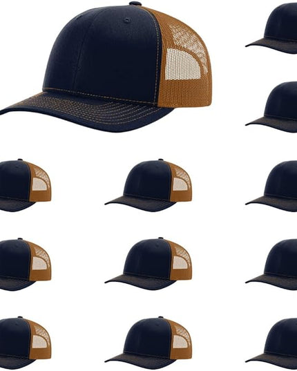 Richardson 112 Classic Six-Panel Adjustable Snapback Trucker Cap | Bulk Packs Available