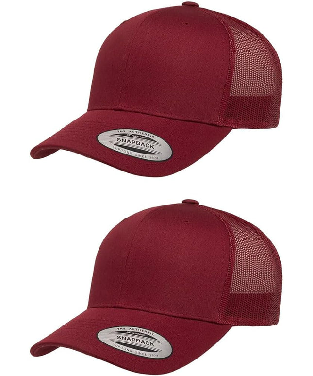 Yupoong Classic Premium Mesh 6 Panel Retro Trucker Cap | Mid Profile Snapback | OSFA | Bulk Pack Available