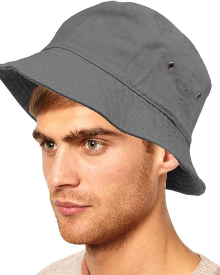 Unisex Bucket Small Brim Summer Beach UV Protective Packable Travel Hat
