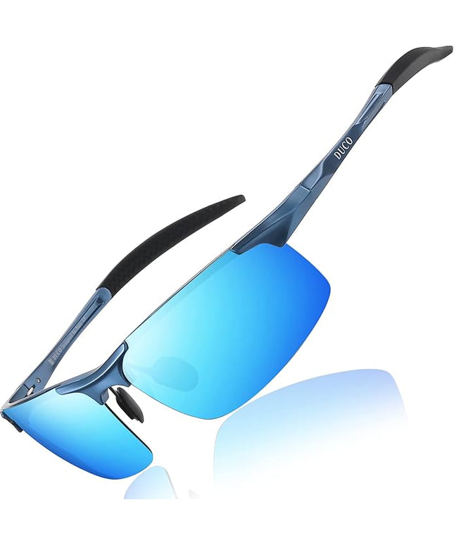 DUCO Mens Sports Polarized Sunglasses UV Protection Sunglasses for Men 8177s
