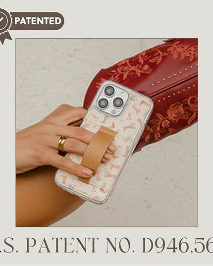 Walli Cases for iPhone 17 Air Case Aesthetic Wallet Phone Case Card Holder, Securely Holds up to 2 Cards - Cute, Trendy Phone Cover for Women, fits iPhone 17 Air, with Kickstand & Finger Strap