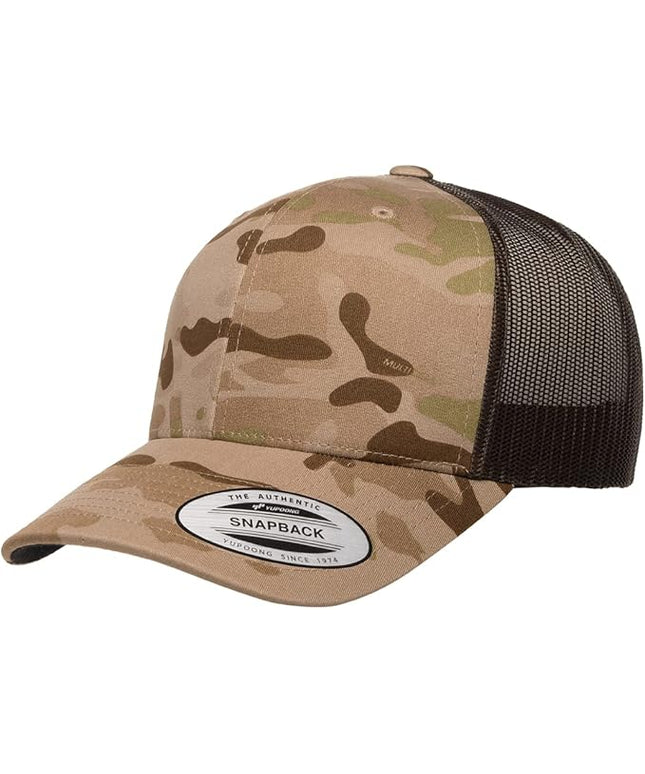 Mrlahat 6606 Yupoong Classics Retro Trucker Cap with Black Bandana