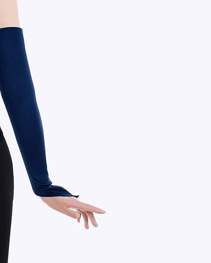 BABEYOND Long Opera Party 20s Satin Gloves Stretchy Adult Size Elbow Length