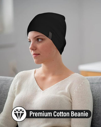 Revony Chemo Beanie Cap - Soft and Skin Friendly - 100% Cotton