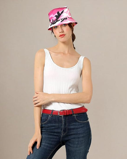 Falari Men Women Unisex Cotton Bucket Hat 100% Cotton Packable for Travel Fishing Hunting Summer Camp
