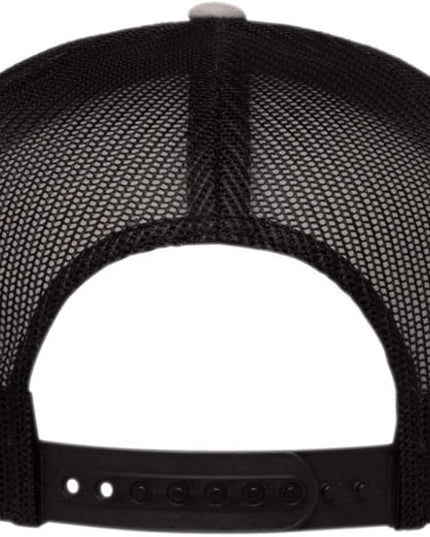 Yupoong 5-Panel YP Classic Trucker Cap | High Profile Flat Visor Snapback | OSFM | Bulk Packs Available
