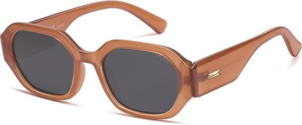 SOJOS Polarized Sunglasses For Women Retro Rectangle Womens Sun Glasses Trendy Narrow Square 90s Shades SJ2232