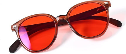 Blue Light Blocking Glasses for Computer/Gaming/Mobile Video - Reduce Eye Strain & Improve Sleep for Men and Women