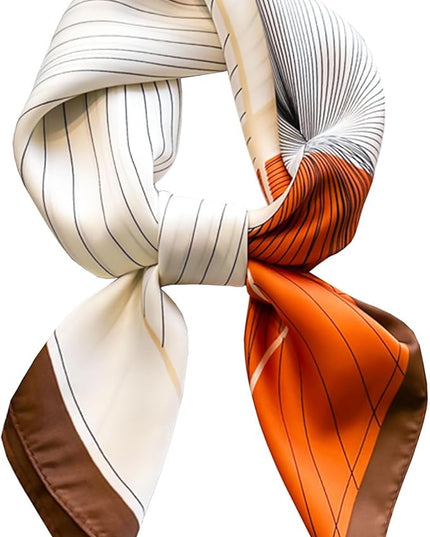 Neck Scarf For Womens Silky Head Scarves Hair Bandanas Square Scarf Fashion Accessories lightweight