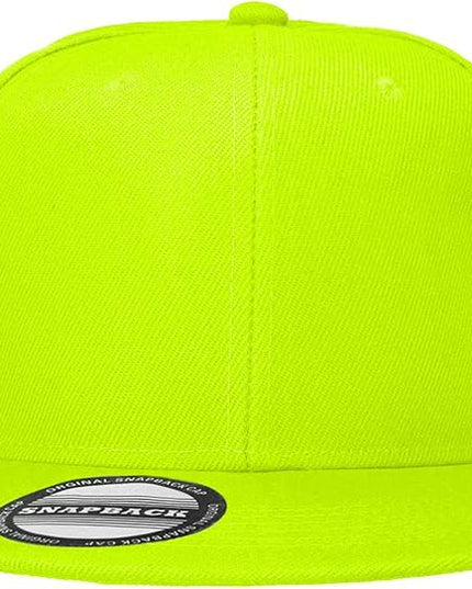 Classic Snapback Hat Cap Hip Hop Style Flat Bill Blank Solid Color Adjustable Size