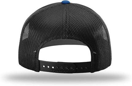 Richardson 112 Trucker Hat - Premium Adjustable Snapback Hat - Structured Six Panel Richardson Blank Caps